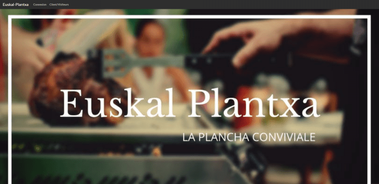 page accueil Euskal Plantxa